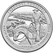 2016 Theodore Roosevelt National Park Proof Quarter