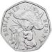 2017 50 Pence Coin Benjamin Bunny Reverse Royal Mint