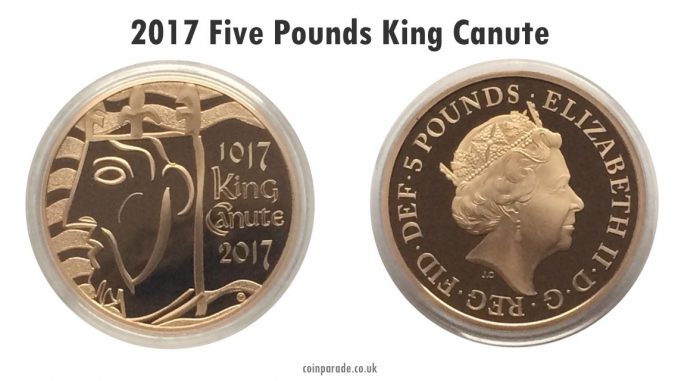 2017 Five Pounds King Canute 2017 Five Pounds King Canute