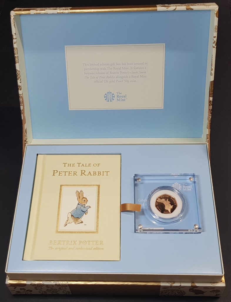 2017 Peter Rabbit Gold 50p