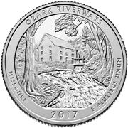 2017 Ozark National Scenic Riverways Proof Quarter