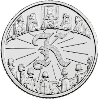 2019 10 Pence K King Arthur Reverse RM