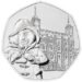 2019 50 Pence Coin Paddington Bear Tower of London Reverse