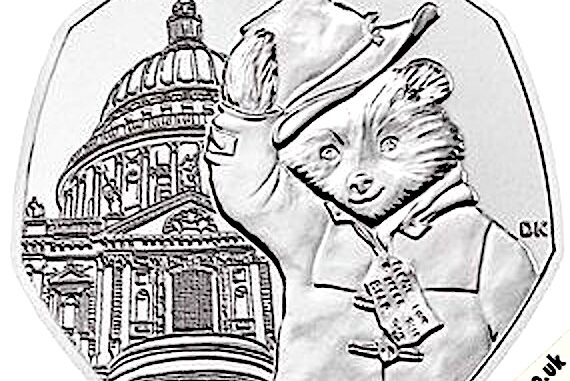 2019 50 Pence Coin St Pauls Cathedral Reverse