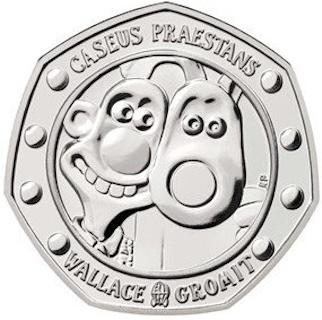 2019 Fifity Pence Wallace and Gromit Reverse 2019 Fifity Pence Wallace and Gromit Reverse