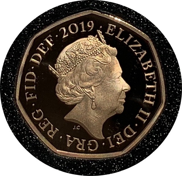 2019 Gold 50p Sherlock Holmes