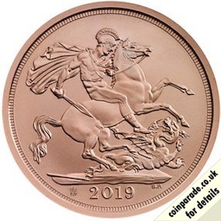 2019 Gold Proof Sovereign Prince Albert Reverse 2019 Gold Proof Sovereign Prince Albert Reverse