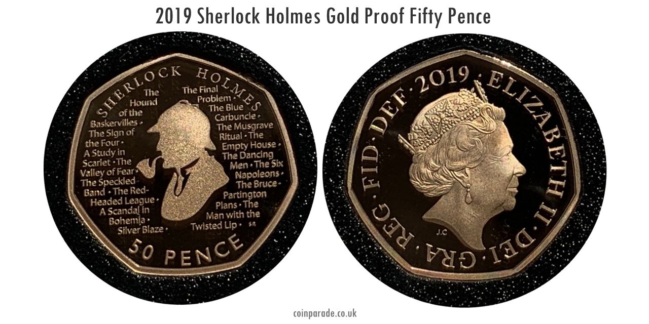 2019 Sherlock Holmes Fifty pence
