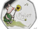 2020 Fifty Pence Piglet Colour Reverse