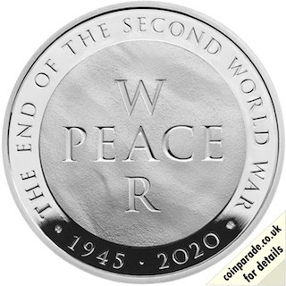 2020 Five Pound End of Second World War Proof Reverse RM 2020 Five Pound End of Second World War Proof Reverse RM