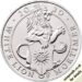 2020 Five Pound Queens Beast White Lion of Mortimer Reverse RM