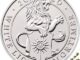 2020 Five Pound Queens Beast White Lion of Mortimer Reverse RM