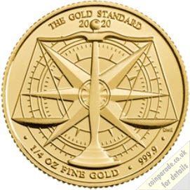 2020 Gold Standard Quarter oz Reverse 2020 Gold Standard Quarter oz Reverse