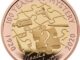 2020 Gold Two Pound Agatha Christie Reverse