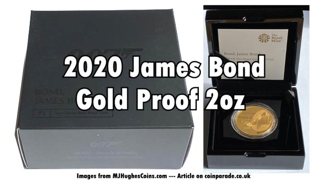 2020 James Bond Gold Proof 2oz 2020 James Bond Gold Proof 2oz
