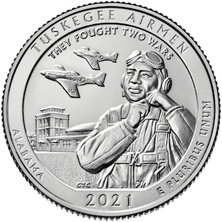 2021 Quarter Tuskegee Airmen Alabama Reverse USM 2021 Quarter Tuskegee Airmen Alabama Reverse USM