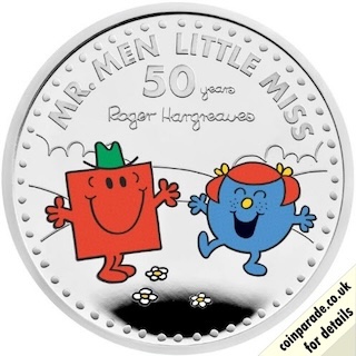 2021 Silver 1oz £2 Mr Strong Little Miss Giggles Reverse RM