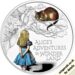 2021 Silver Proof Two Pound Alice’s Adventures Reverse RM