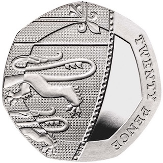 2021 Twenty Pence Proof Reverse RM 2021 Twenty Pence Proof Reverse RM