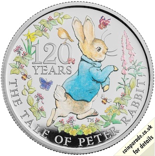 2022 Five Pounds Peter Rabbit BU Reverse 2022 Five Pounds Peter Rabbit BU Reverse