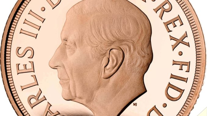 2022 Gold Sovereign Queen Elizabeth II Memorial Proof Charles III Obverse