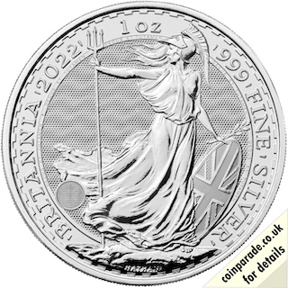 2022 Silver Britannia Bullion Reverse RM