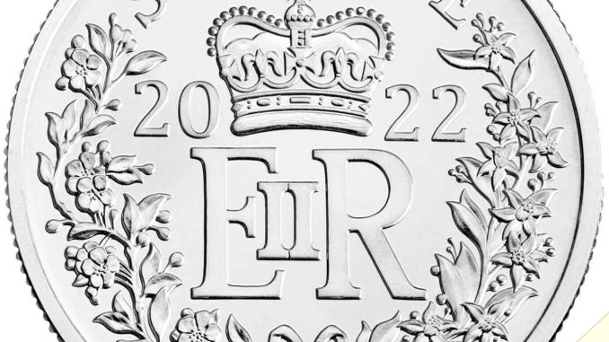 2022 Sixpence Christmas Silver Reverse