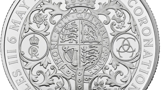 2023 Charles III Coronation 1oz Silver Proof Reverse 2023 Charles III Coronation 1oz Silver Proof Reverse