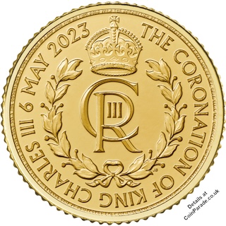 2023 Coronation of King Charles III tenth oz Gold Bullion Coin 2023 Coronation of King Charles III tenth oz Gold Bullion Coin