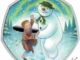 2023 Fifty Pence The Snowman Silver Proof Reverse