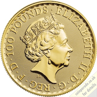 2023 Gold Britannia 1oz Obverse RM 2023 Gold Britannia 1oz Obverse RM