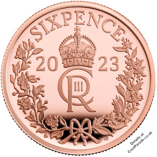 2023 Gold Sixpence Reverse 2023 Gold Sixpence Reverse