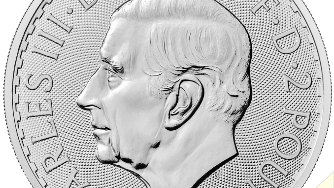 2023 Silver Britannia Bullion Charles III Obverse
