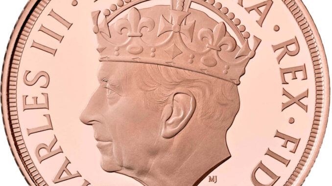 2023 Sovereign Coronation of King Charles III Obverse 2023 Sovereign Coronation of King Charles III Obverse