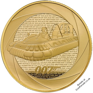 2024 1oz Gold Proof Bond Films of the 2000s Reverse 2024 1oz Gold Proof Bond Films of the 2000s Reverse