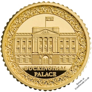 2024 Buckingham Palace Gold 40th oz Reverse 2024 Buckingham Palace Gold 40th oz Reverse