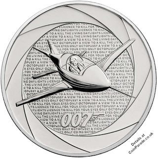 2024 Five Pound Bond Films of the 1980s Reverse 2024 Five Pound Bond Films of the 1980s Reverse