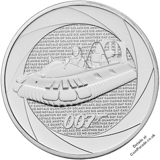 2024 Five Pounds Bond Films of the 2000s Reverse 2024 Five Pounds Bond Films of the 2000s Reverse