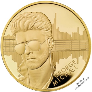 2024 George Michael 1oz Gold Proof Reverse 2024 George Michael 1oz Gold Proof Reverse