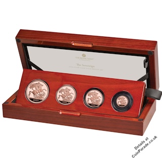 2024 Gold 4-Coin Sovereign Proof Set 2024 Gold 4-Coin Sovereign Proof Set
