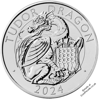 2024 Tudor Dragon BU Five Pounds Reverse 2024 Tudor Dragon BU Five Pounds Reverse