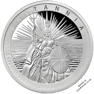 2025 Britannia 1oz Silver Proof Reverse RM 2025 Britannia 1oz Silver Proof Reverse RM