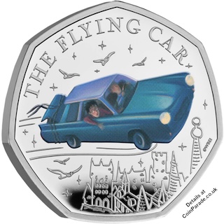 2025 Flying Car 50p Silver Reverse RM 2025 Flying Car 50p Silver Reverse RM