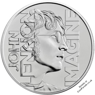 2025 John Lennon £5 BU Reverse RM 2025 John Lennon £5 BU Reverse RM