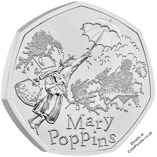 2025 Mary Poppins 50p BU Reverse RM 2025 Mary Poppins 50p BU Reverse RM