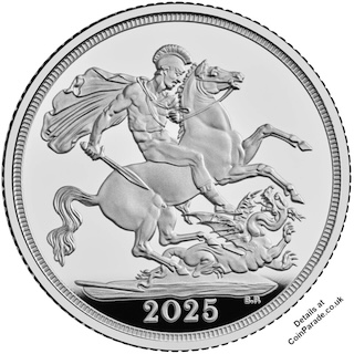 2025 Silver Sovereign Proof Reverse 2025 Silver Sovereign Proof Reverse