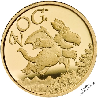 2025 Zog 50p 40th oz Gold Reverse RM