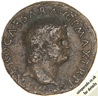66AD As Emperor Nero Obverse