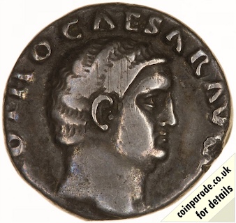 69AD Denarius Otho Obverse roman