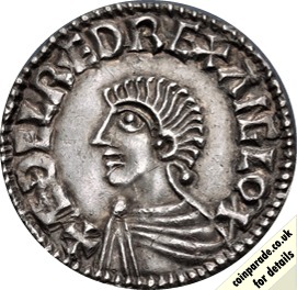 997-1003 Penny AEthelred II Obverse 997-1003 Penny AEthelred II Obverse